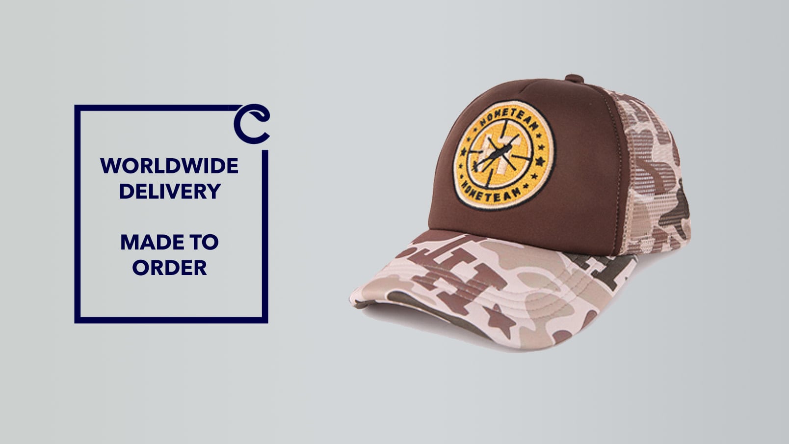 Create Your Custom Trucker Cap Premium Quality CLIFTON